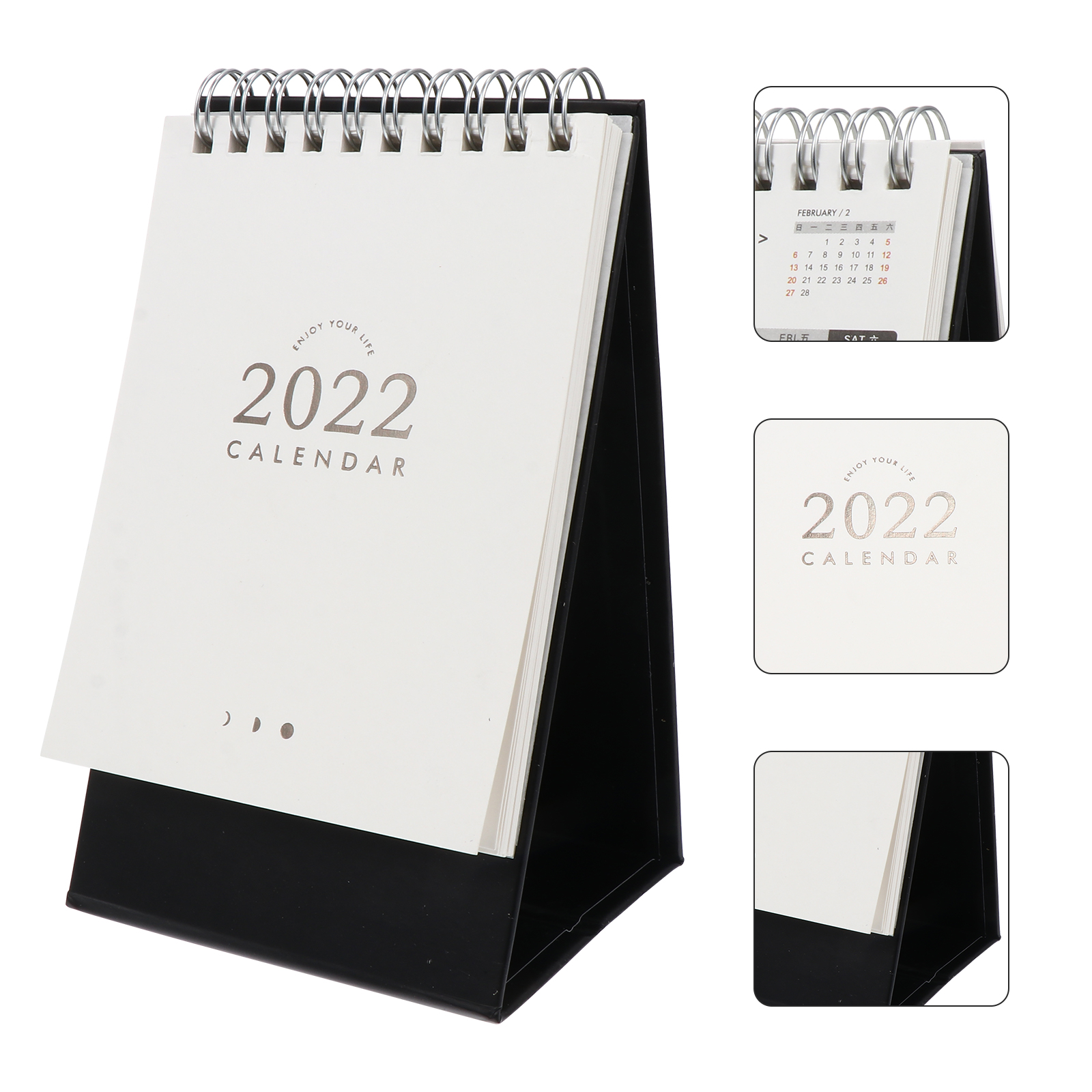 1Pc Creative Desktop 2022 Calendar Table Paper Calendar Yearly Agenda Planner